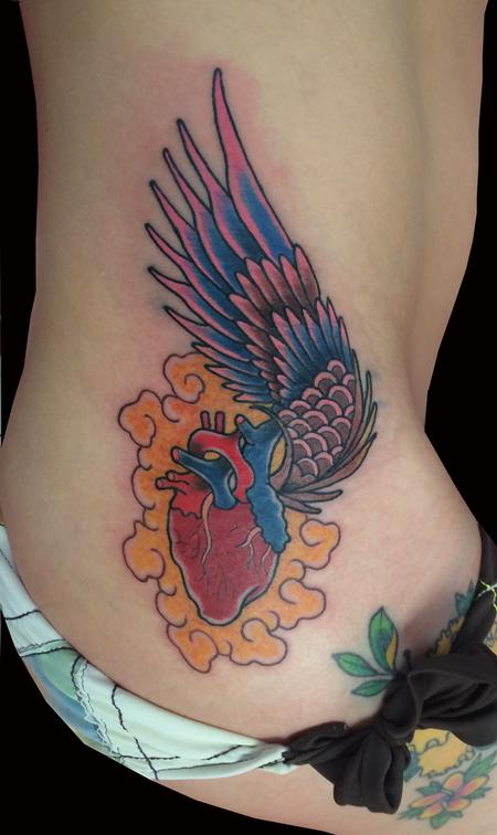 Tattoos - Winged Heart - 102144